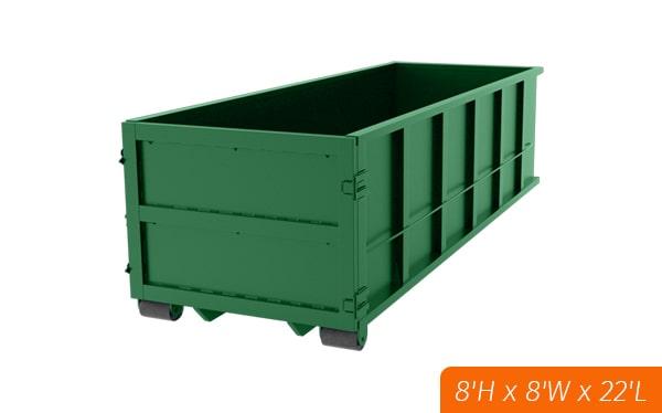 our team can work with you to determine if a 40-yard dumpster is the right size for your project